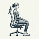 Postura correta com cadeira ergonômica