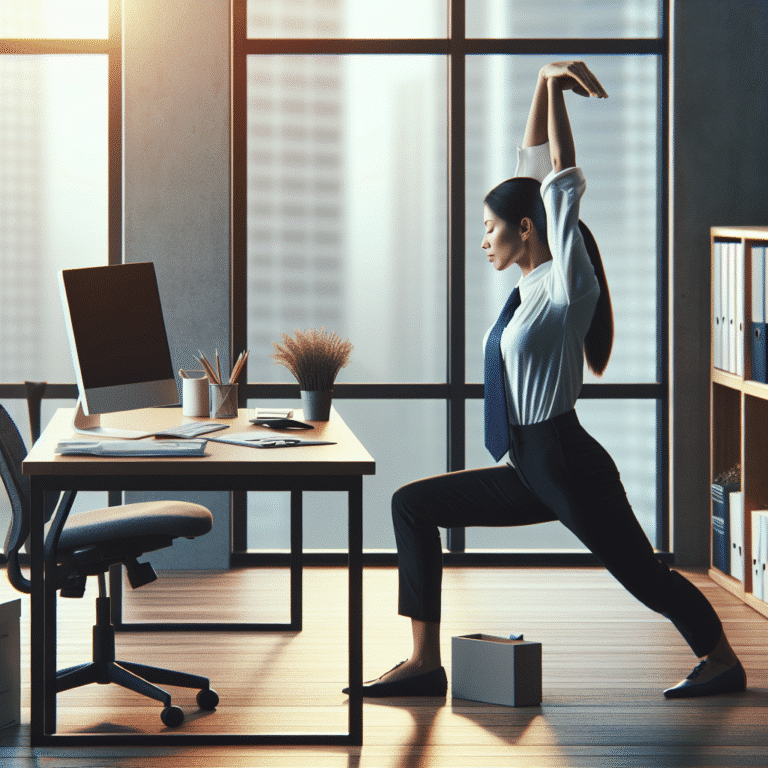 tutorial rápido de yoga no escritório: alongamentos para aliviar a tensão