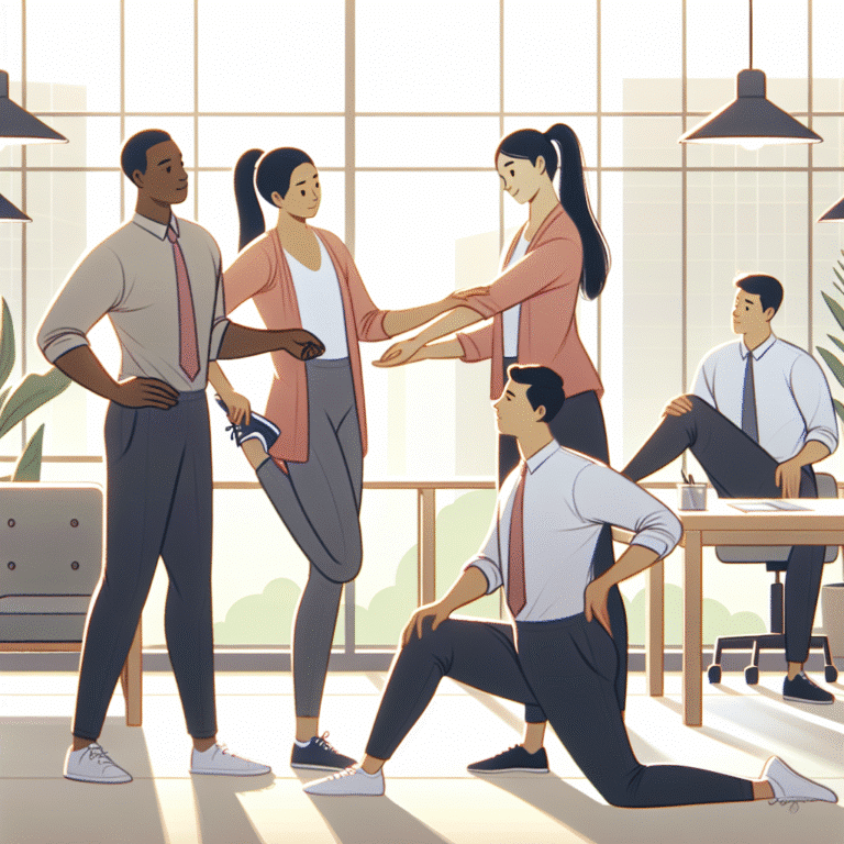 tutorial de alongamentos para funcionários: melhore seu bem-estar no trabalho