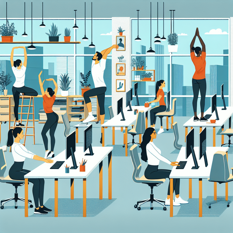 Alongamentos para corrigir a postura no ambiente de trabalho