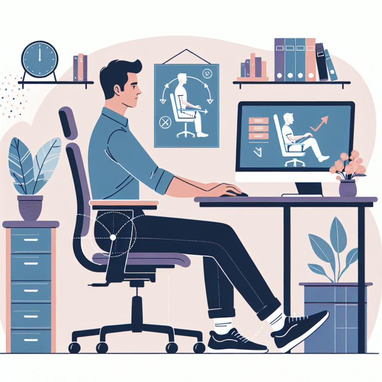 técnicas de postura para home office