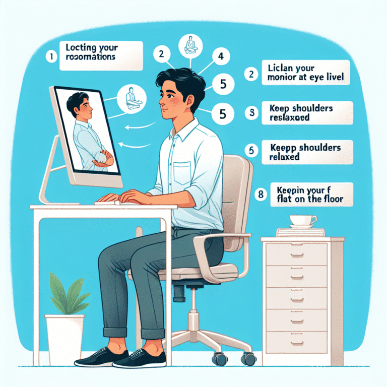 exercícios para postura correta na mesa