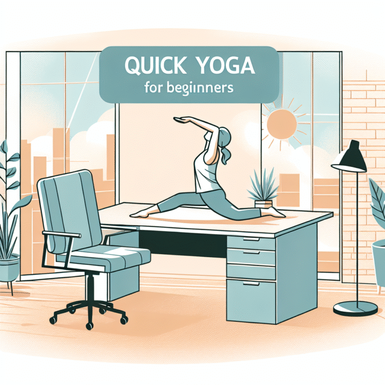 tutorial rápido de yoga no escritório para iniciantes