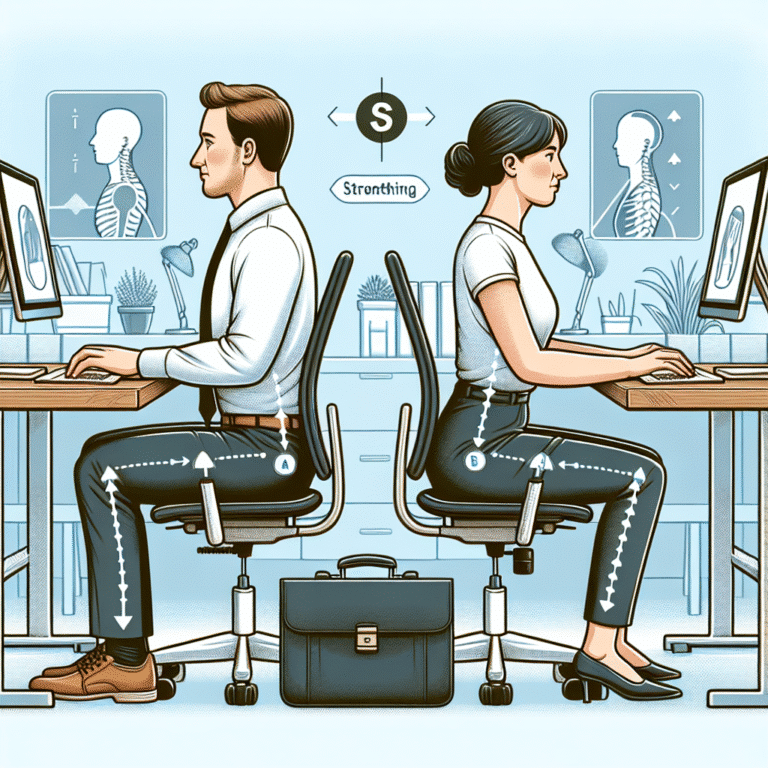 Como fortalecer a postura durante a jornada de trabalho