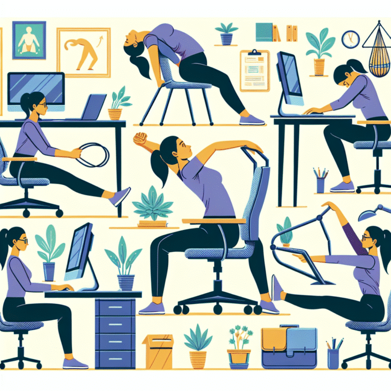 alongamentos para corrigir postura no escritório
