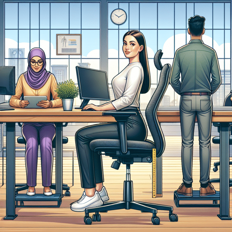 Técnicas rápidas para aprimorar a postura no trabalho