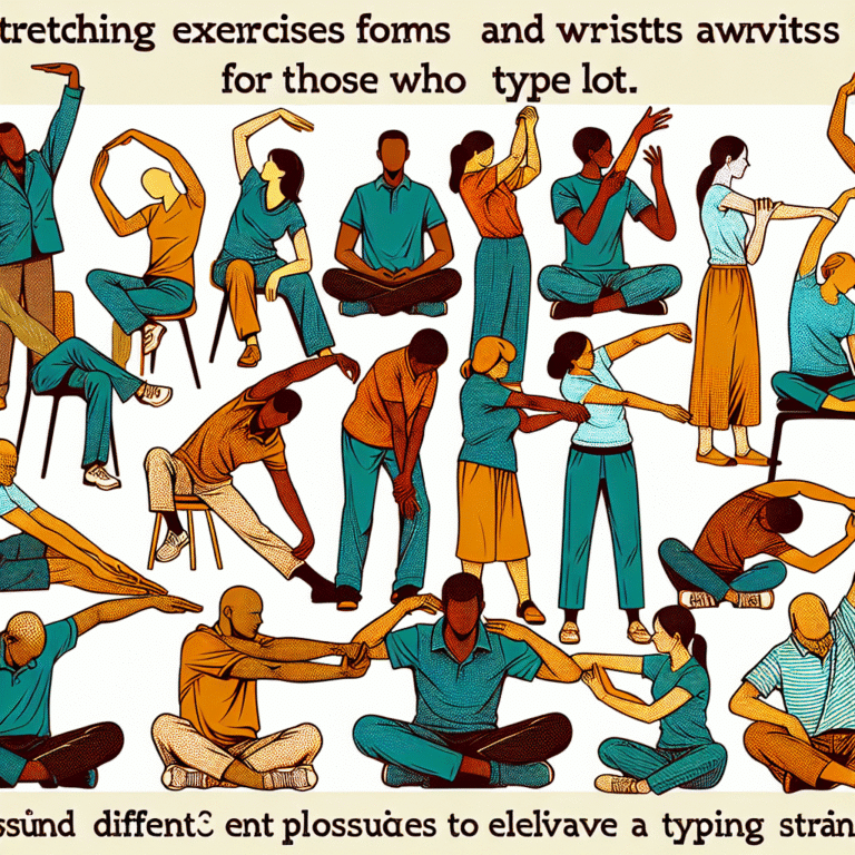 alongamentos para braços e punhos para quem digita muito