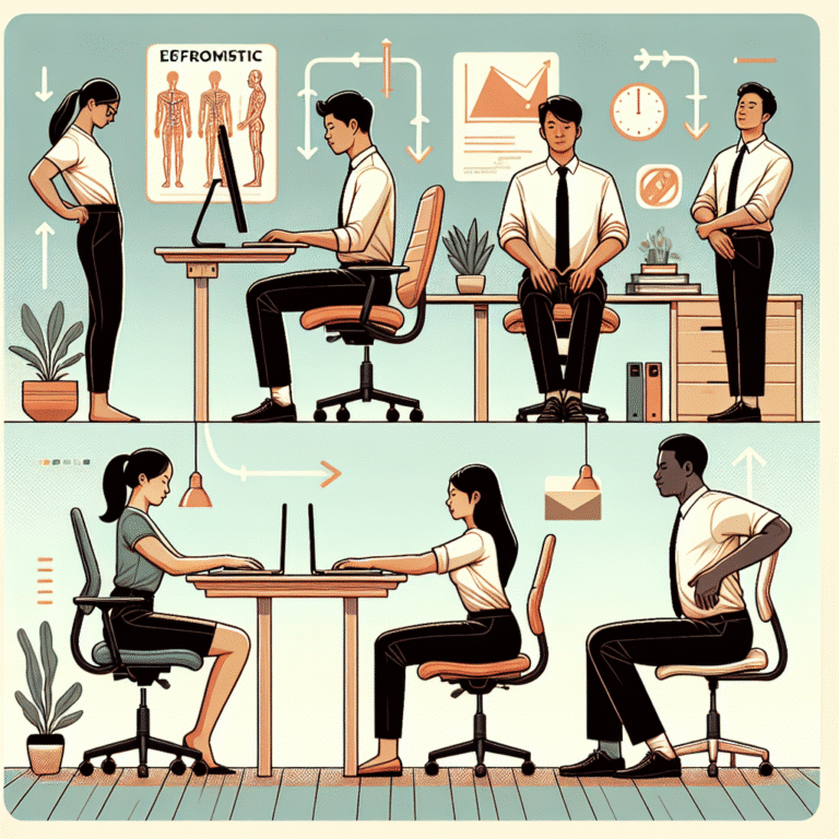 Técnicas de postura para o home office eficiente