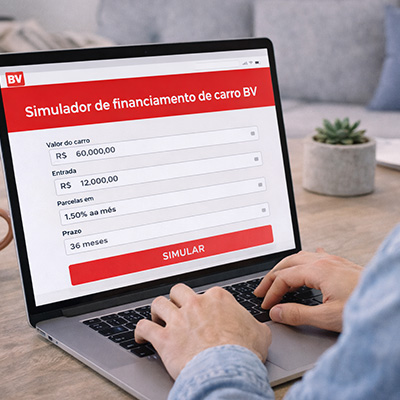 Entenda como o simulador de financiamento de carro BV ajuda a planejar a compra do veículo, calcular parcelas, juros e mais detalhes.
