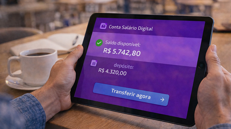 Conta salário digital vs conta corrente: diferenças e benefícios para o trabalhador brasileiro