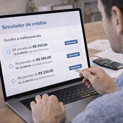 Conheça os melhores simuladores de crédito online para planejar seu empréstimo, comparar taxas, CET e parcelas antes de contratar.