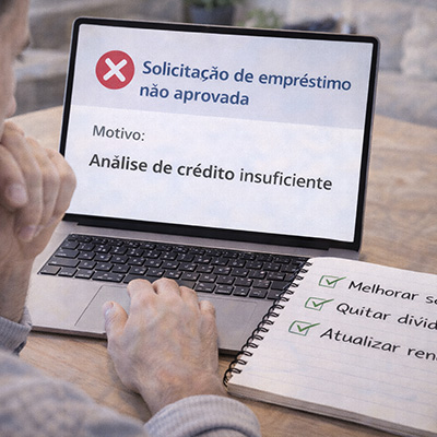 Teve a solicitação de empréstimo negada? Veja como aumentar suas chances, corrigir erros no cadastro, melhorar o score e mais detalhes.