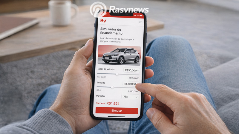 Simulador de financiamento carros BV: como calcular parcelas, entender juros e escolher o melhor cenário antes de financiar