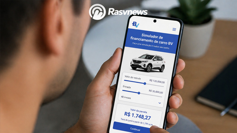 Simulador de financiamento de carro BV: como funciona, taxas, prazos e como calcular suas parcelas em 2026
