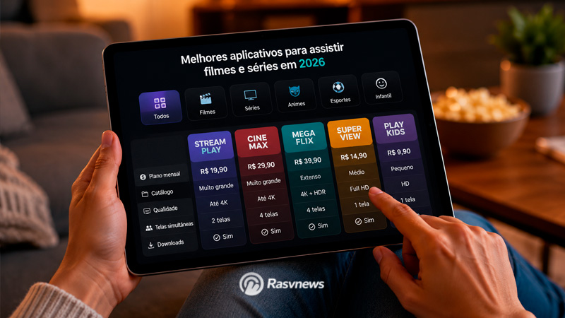 Melhores aplicativos para assistir filmes e séries com opções para todos os perfis e bolsos em 2026
